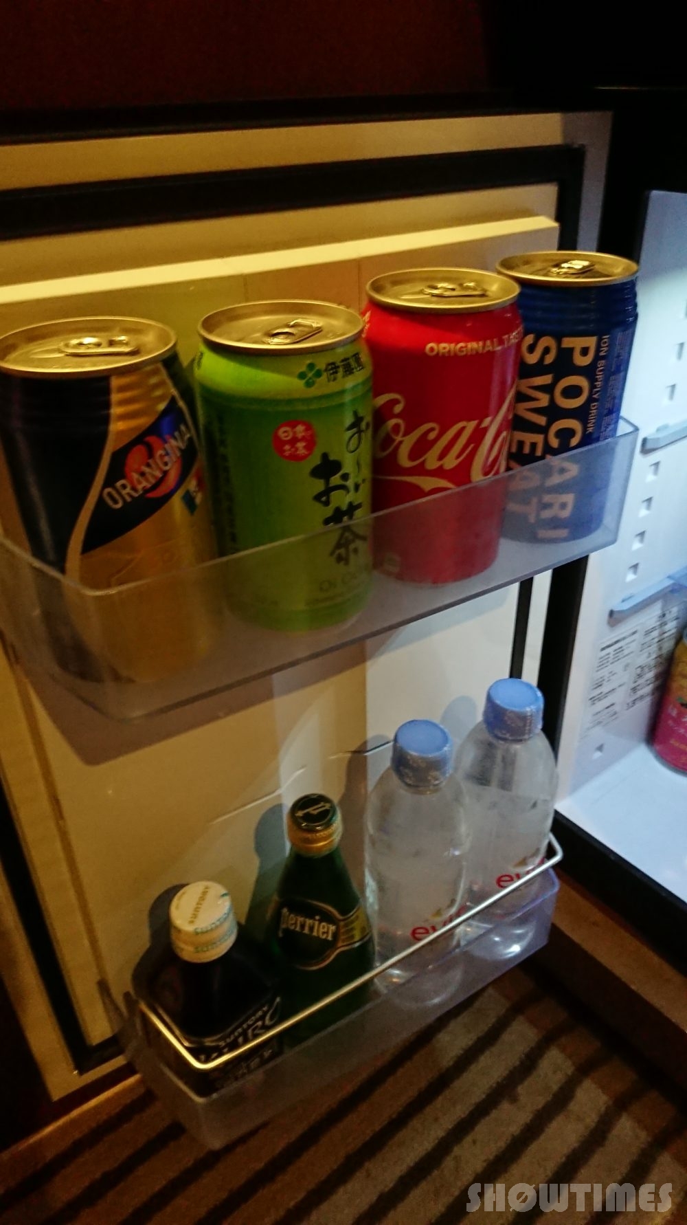ハイアットリージェンシー東京のビューデラックスルームの冷蔵庫2