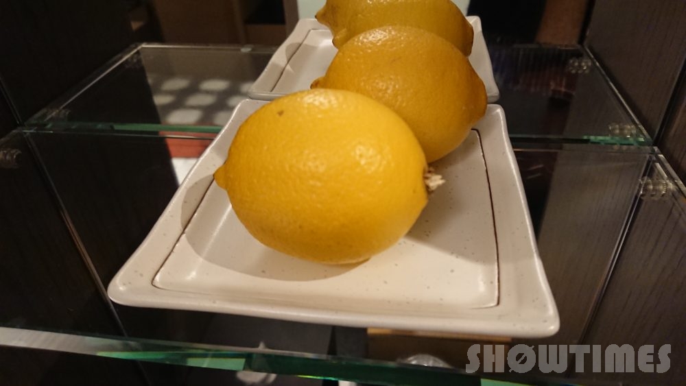 ホテルニューオータニ（東京）新江戸ルームのレモン